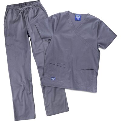 Conjunto Sanitario En Algodón Elástico Workteam Servicios B9150 Xl Gris Oscuro Conjunto Sanitario En Algodón Elástico Workteam Servicios B9150 Xl Gris Oscuro