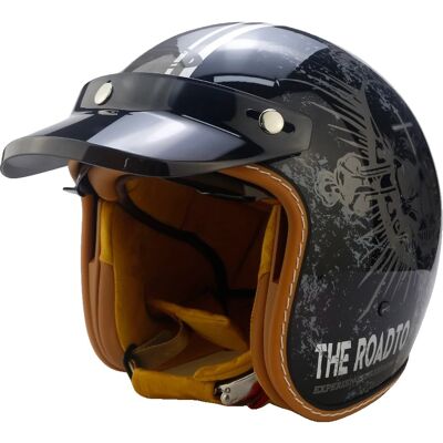 OEM Casco De Moto, Ligero, Resistente A Los Impactos, Talla Universal, Negro, M OEM Casco De Moto, Ligero, Resistente A Los Impactos, Talla Universal, Negro, M