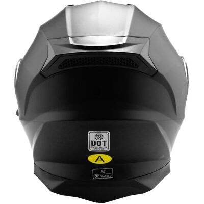 OEM Casco Integral, Homologado Por Dot, Diseño Modular Con Mentonera Abatible, Negro Mate, Talla L OEM Casco Integral, Homologado Por Dot, Diseño Modular Con Mentonera Abatible, Negro Mate, Talla L