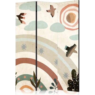 Pantalla Decorativa Artgeist Sun Above The Rainbow Beige 135x172 Cm Pantalla Decorativa Artgeist Sun Above The Rainbow Beige 135x172 Cm
