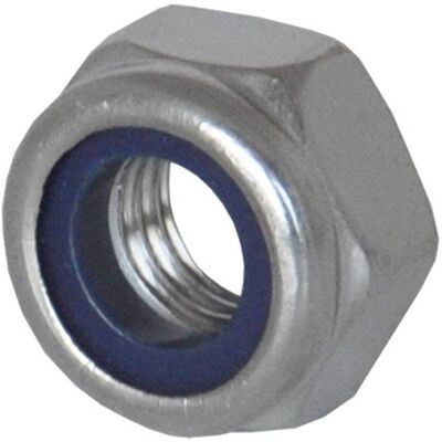 BRICODEA M 18 Tuerca de acero inoxidable autocierre - Tuerca BRICODEA M 18 Tuerca de acero inoxidable autocierre - Tuerca