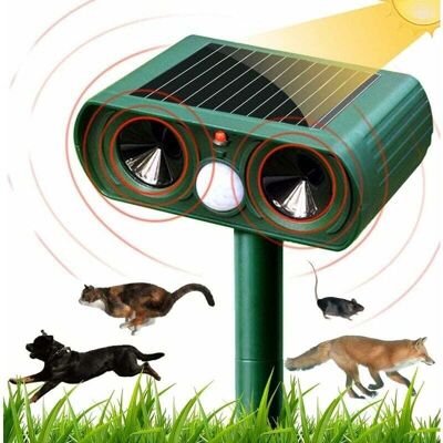 OEM Repelente Ultrasónico Solar Para Animales. Sensibilidad Y Frecuencia Ajustables. Protección Impermeable Hasta 8 Metros. Para Jardines Y Patios. OEM Repelente Ultrasónico Solar Para Animales. Sensibilidad Y Frecuencia Ajustables. Protección Impermeable Hasta 8 Metros. Para Jardines Y Patios.