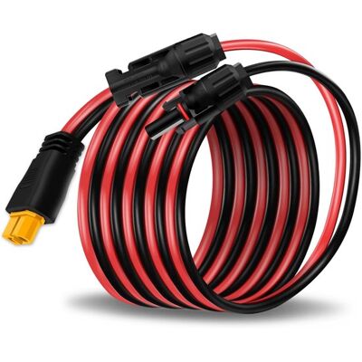 OEM Cable Colector Solar Adaptador Xt60-12 Awg / 3,3 60 Cm, Resistente Ip67, Cable Extensión Solar Estaciones Energía Portátiles Generadores Solares OEM Cable Colector Solar Adaptador Xt60-12 Awg / 3,3 60 Cm, Resistente Ip67, Cable Extensión Solar Estaciones Energía Portátiles Generadores Solares
