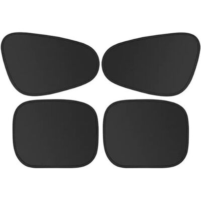 OEM Juego De 4 Parasoles Para Coche, Protección Solar Para Ventanas De Coche Para Bebés Con Filtro Uv, Oscurece Y Bloquea El Calor, Color Negro OEM Juego De 4 Parasoles Para Coche, Protección Solar Para Ventanas De Coche Para Bebés Con Filtro Uv, Oscurece Y Bloquea El Calor, Color Negro