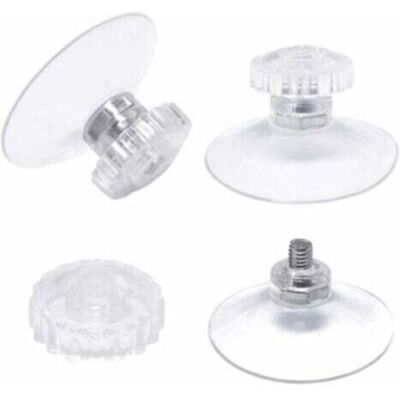 SANS MARQUE Paquete De 30 Ventosas Con Rosca Y Tuercas Moleteadas De Ø 45 Mm, Transparentes, Para Coches, Camping, Ventanas Y Protección Solar. SANS MARQUE Paquete De 30 Ventosas Con Rosca Y Tuercas Moleteadas De Ø 45 Mm, Transparentes, Para Coches, Camping, Ventanas Y Protección Solar.