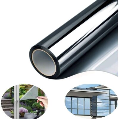 OEM (40x200cm) Lámina Para Ventanas Con Efecto Espejo Unidireccional, Anti-uv, Protección Solar, Autoadhesiva, Decorativa - Crezuo OEM (40x200cm) Lámina Para Ventanas Con Efecto Espejo Unidireccional, Anti-uv, Protección Solar, Autoadhesiva, Decorativa - Crezuo