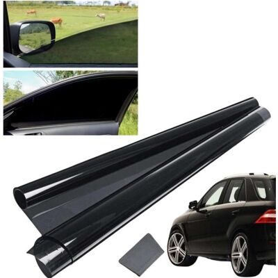 OEM Lámina Tintada Para Ventanas De Coche Con Pantalla De Privacidad,50 X 300 Cm,color Negro,con Protección Solar (vlt 35%) OEM Lámina Tintada Para Ventanas De Coche Con Pantalla De Privacidad,50 X 300 Cm,color Negro,con Protección Solar (vlt 35%)