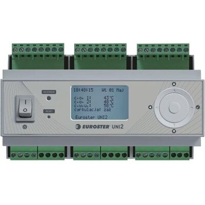 SOLAR+MORE Euroster Uni2 Controlador Climático Gris Para Calefacción SOLAR+MORE Euroster Uni2 Controlador Climático Gris Para Calefacción