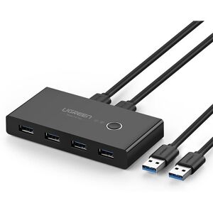 UGREEN Caja De Conmutación Hub Switch 4x Usb 3.2 Gen 1 Divisor Usb Para Dos Computadoras - Negro UGREEN Caja De Conmutación Hub Switch 4x Usb 3.2 Gen 1 Divisor Usb Para Dos Computadoras - Negro