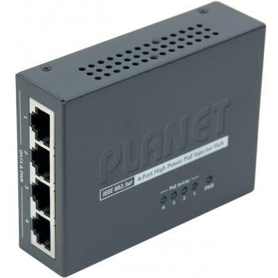 Planet 4 Puertos 802.3at 30w De Alta Potencia, Hpoe-460 Planet 4 Puertos 802.3at 30w De Alta Potencia, Hpoe-460