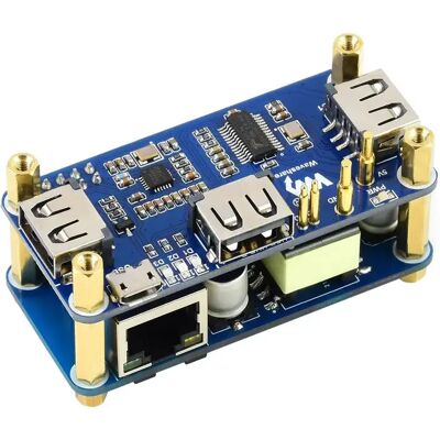 OEM Hub Ethernet/usb Poe Pour Raspberry Pi Zero, 1 Port Rj45, 3 Ports Usb OEM Hub Ethernet/usb Poe Pour Raspberry Pi Zero, 1 Port Rj45, 3 Ports Usb