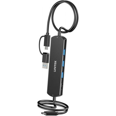 Unitek Kvm Hub 10 Gbps – Przełączanie Między 2 Hostami, 3×usb-a Unitek Kvm Hub 10 Gbps – Przełączanie Między 2 Hostami, 3×usb-a