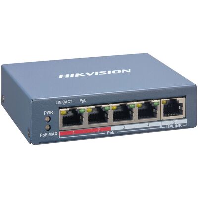 Conmutador Hikvision Ds-3e1309p-ei De 8 Puertos Fast Ethernet Smart Poe Conmutador Hikvision Ds-3e1309p-ei De 8 Puertos Fast Ethernet Smart Poe