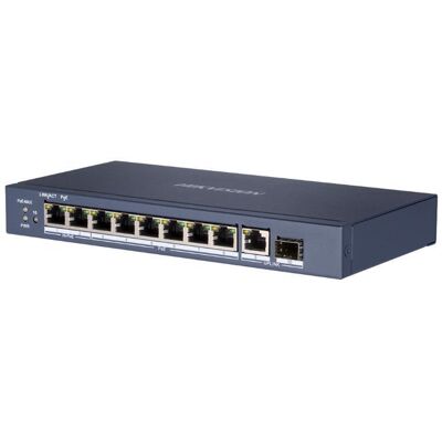 Conmutador De Red Hikvision Ds-3e0510hp-e 10 Puertos 110w Poe Conmutador De Red Hikvision Ds-3e0510hp-e 10 Puertos 110w Poe