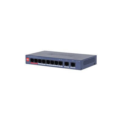 Dahua Switch 10 Puertos Cloud Managed Gigabit, 8 Puertos Poe, 110w, Hi-poe, L2 Dahua Switch 10 Puertos Cloud Managed Gigabit, 8 Puertos Poe, 110w, Hi-poe, L2