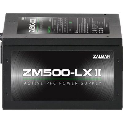 Zalman Zm500-lxii 500w, Pfc Activo, 85% Zalman Zm500-lxii 500w, Pfc Activo, 85%
