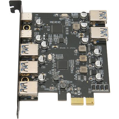 OEM Adaptador De Expansión Usb Pci Express Con Pantalla Oled, Compatible Con Fuentes Grandes, Dos Puertos Tipo-c, Cinco Puertos Tipo-a Y Compatible Con Todos Los Sistemas Operativos, Incluido Windows Xp. OEM Adaptador De Expansión Usb Pci Express Con Pantalla Oled, Compatible Con Fuentes Grandes, Dos Puertos Tipo-c, Cinco Puertos Tipo-a Y Compatible Con Todos Los Sistemas Operativos, Incluido Windows Xp.