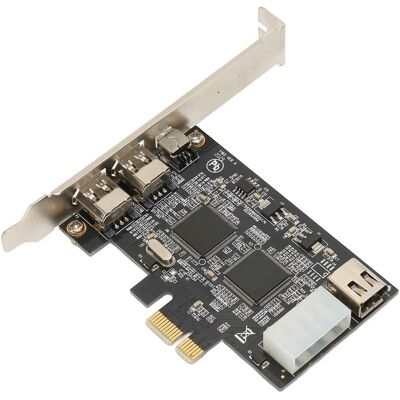 OEM Esta Tarjeta De Red De Escritorio Ieee 1394 Cuenta Con Una Interfaz Pci Express De 4 Puertos Para Firewire, Que Admite La Transmisión Full-duplex Para La Transferencia Simultánea De Datos Y Ofrece Un OEM Esta Tarjeta De Red De Escritorio Ieee 1394 Cuenta Con Una Interfaz Pci Express De 4 Puertos Para Firewire, Que Admite La Transmisión Full-duplex Para La Transferencia Simultánea De Datos Y Ofrece Un