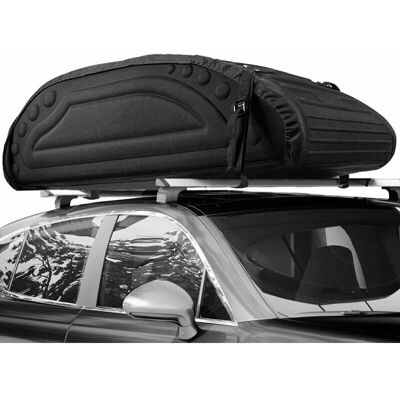 Costway - Bolsa De Techo De Coche Capacidad De 400 Litros Bolsa De Portaequipajes Impermeable Con Correas Para Vehículos Suv Negro Costway - Bolsa De Techo De Coche Capacidad De 400 Litros Bolsa De Portaequipajes Impermeable Con Correas Para Vehículos Suv Negro