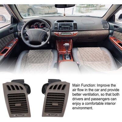 OEM Rejilla De Ventilación Para Toyota Camry Xv30 2001-2006 - Par De Rejillas De Plástico Para Vehículos Con Volante A La Izquierda. OEM Rejilla De Ventilación Para Toyota Camry Xv30 2001-2006 - Par De Rejillas De Plástico Para Vehículos Con Volante A La Izquierda.