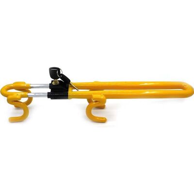 OEM Dispositivo Antirrobo Para Coche, Bloqueo Del Volante, Barra De Seguridad Para Vehículos, Alta Visibilidad, Robusto, Ajuste Universal, 2 Llaves (amarillo) OEM Dispositivo Antirrobo Para Coche, Bloqueo Del Volante, Barra De Seguridad Para Vehículos, Alta Visibilidad, Robusto, Ajuste Universal, 2 Llaves (amarillo)