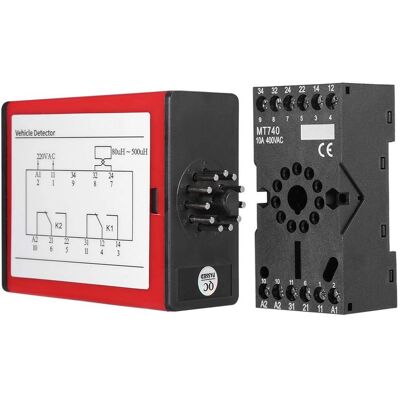 OEM Detector De Vehículos - Detector De Potencia De Vehículos De Bucle Inductivo De Un Solo Canal Monitor De Voltaje Detector De Estacionamiento Control De Acceso OEM Detector De Vehículos - Detector De Potencia De Vehículos De Bucle Inductivo De Un Solo Canal Monitor De Voltaje Detector De Estacionamiento Control De Acceso