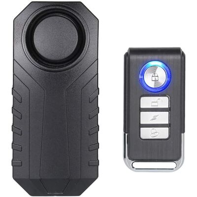 DPZO Alarma Para Bicicleta, Antirrobo Inalámbrica Para Vehículos, 113 Db, Súper Fuerte E Impermeable, Control Remoto Incluido DPZO Alarma Para Bicicleta, Antirrobo Inalámbrica Para Vehículos, 113 Db, Súper Fuerte E Impermeable, Control Remoto Incluido