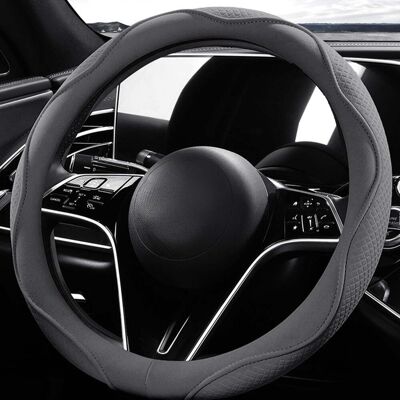 OEM Funda Para Volante De Coche, Antideslizante, De Microfibra Transpirable, Tipo Universal, Apta Para La Mayoría De Los Coches (gris). OEM Funda Para Volante De Coche, Antideslizante, De Microfibra Transpirable, Tipo Universal, Apta Para La Mayoría De Los Coches (gris).