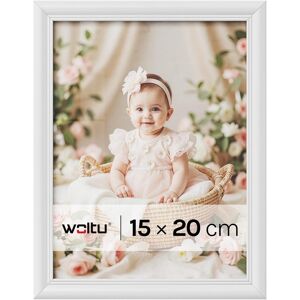 WOLTU - 1x 15x20 cm - Blanco - Madera - Marco de fotos WOLTU - 1x 15x20 cm - Blanco - Madera - Marco de fotos