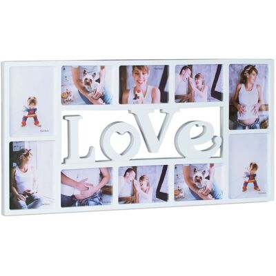 HELLOSHOP26 Marco De Fotos Decorativo Para 10 Fotos De Pared 36,5 X 72 X 2 Cm De Plástico Negro 130008607 HELLOSHOP26 Marco De Fotos Decorativo Para 10 Fotos De Pared 36,5 X 72 X 2 Cm De Plástico Negro 130008607