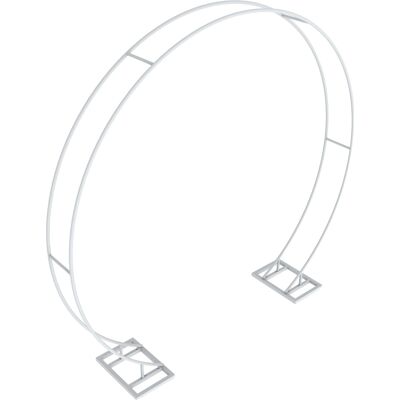 OEM Soporte De Lona, robusto Marco De Metal, Diseño Elegante, Blanco, L (96 X 84,6 Pulgadas) OEM Soporte De Lona, robusto Marco De Metal, Diseño Elegante, Blanco, L (96 X 84,6 Pulgadas)