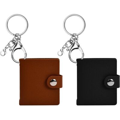 OEM Dailygoods, Juego De 2 Llaveros, Mini Álbum De Fotos, Libro De Recuerdos, Cuero Resistente, 6 Cm X 6,5 Cm, Libro De Recuerdos OEM Dailygoods, Juego De 2 Llaveros, Mini Álbum De Fotos, Libro De Recuerdos, Cuero Resistente, 6 Cm X 6,5 Cm, Libro De Recuerdos