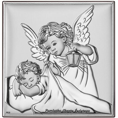 OEM Imagen Plateada De Un Ángel Con Una Linterna, Recuerdo Del Santo Bautismo Ds14 7 X 7 Cm OEM Imagen Plateada De Un Ángel Con Una Linterna, Recuerdo Del Santo Bautismo Ds14 7 X 7 Cm