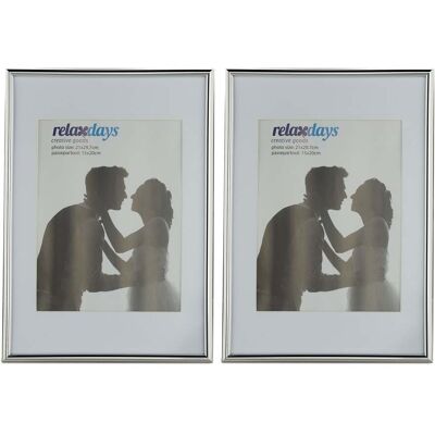 HELLOSHOP26 Lote De 2 Marcos De Fotos Clásicos Diseño Atemporal 21 X 29 X 2 Cm Para Colocar De Pie O Colgar En Madera Negra 130009640 HELLOSHOP26 Lote De 2 Marcos De Fotos Clásicos Diseño Atemporal 21 X 29 X 2 Cm Para Colocar De Pie O Colgar En Madera Negra 130009640