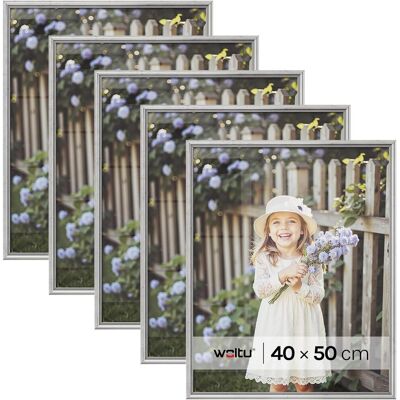 Marcos De Fotos Originales De Madera Juego De 5 Marcos Para Fotos Mesa Pared Marcos Moderno De Estilo 40x50 Cm Marcos Vintage Para Gift Regalo Cumpleaños Fiestas Blanco - Woltu Marcos De Fotos Originales De Madera Juego De 5 Marcos Para Fotos Mesa Pared Marcos Moderno De Estilo 40x50 Cm Marcos Vintage Para Gift Regalo Cumpleaños Fiestas Blanco - Woltu