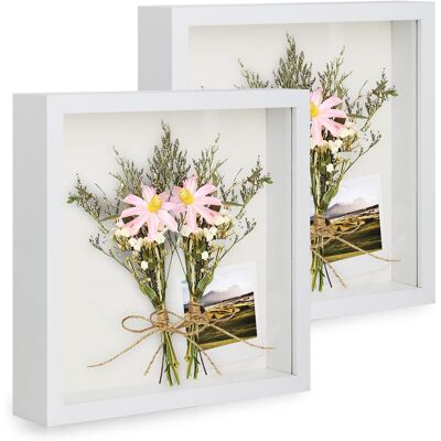 OEM Caja Para Marco De Fotos 3d De 15×15 Cm – 2 Unidades, Placa Acrílica Transparente, 3 Cm De Profundidad OEM Caja Para Marco De Fotos 3d De 15×15 Cm – 2 Unidades, Placa Acrílica Transparente, 3 Cm De Profundidad
