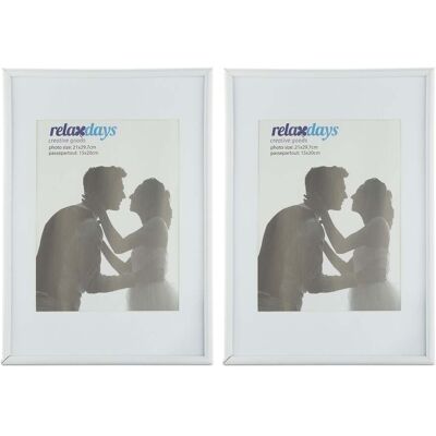 HELLOSHOP26 Lote De 2 Marcos De Fotos Decorativos Sencillos Dimensiones 30 X 20 Cm Para Fotos De Plástico Negro 130009625 HELLOSHOP26 Lote De 2 Marcos De Fotos Decorativos Sencillos Dimensiones 30 X 20 Cm Para Fotos De Plástico Negro 130009625