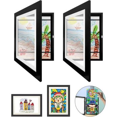 OEM Marco Para Dibujo Infantil, Marco De Pared De 2 Piezas Para Obras De Arte Infantiles, Marco De Fotos Artístico Con Apertura Frontal Abatible, Marco De Madera A4 OEM Marco Para Dibujo Infantil, Marco De Pared De 2 Piezas Para Obras De Arte Infantiles, Marco De Fotos Artístico Con Apertura Frontal Abatible, Marco De Madera A4