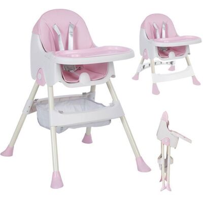 Silla de Comer para Bebé K IKIDO - Plegable 3 en 1, Seguridad 5 Puntos Silla de Comer para Bebé K IKIDO - Plegable 3 en 1, Seguridad 5 Puntos