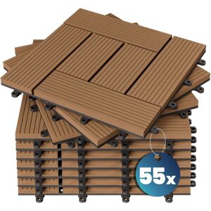 Deuba - Set De 11-22-44 Baldosas De Wpc Montaje Por Clips 30x30cm - Color Diseño Y Cantidad A Elección 55x Mosaic Terracotta (en) Deuba - Set De 11-22-44 Baldosas De Wpc Montaje Por Clips 30x30cm - Color Diseño Y Cantidad A Elección 55x Mosaic Terracotta (en)