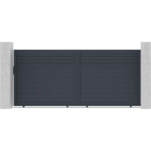 Casanoov - Puerta Corredera De Aluminio 4m Carpatia 400 X 180 Cm Casanoov - Puerta Corredera De Aluminio 4m Carpatia 400 X 180 Cm
