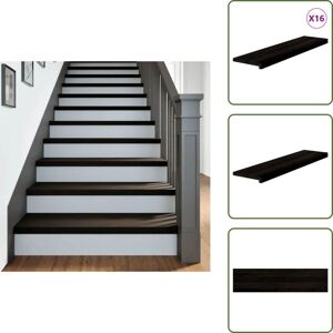 Roble - Vidaxl Peldaños De Escalera 16 Uds Madera Maciza Roble Marrón Oscuro - Alféizar De Ventana Roble - Vidaxl Peldaños De Escalera 16 Uds Madera Maciza Roble Marrón Oscuro - Alféizar De Ventana