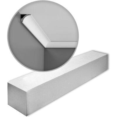 Orac Decor 25 x Moldura de corona - Cornice - Blanco - Moderno - 50m Orac Decor 25 x Moldura de corona - Cornice - Blanco - Moderno - 50m