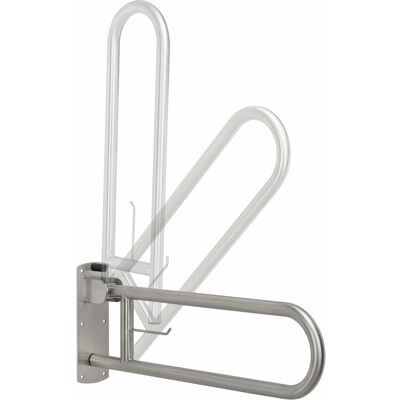 Bg0900cs Barra De Apoyo Abatible Acero Inox Satinado - Ref: Bg0900cs - Mediclinics Bg0900cs Barra De Apoyo Abatible Acero Inox Satinado - Ref: Bg0900cs - Mediclinics