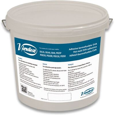 Virutex - Adhesivo Termofusible Para Peb200/ Eb135 - Cubo De 3 Kg - 2599266 Virutex - Adhesivo Termofusible Para Peb200/ Eb135 - Cubo De 3 Kg - 2599266