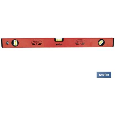 Nivel Magnético de Aluminio Cofan 1200mm - Preciso y Duradero Nivel Magnético de Aluminio Cofan 1200mm - Preciso y Duradero