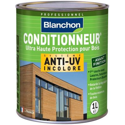 Acondicionador Anti-uv Blanchon 4106608 Lata Incolora 1l Para Madera Acondicionador Anti-uv Blanchon 4106608 Lata Incolora 1l Para Madera