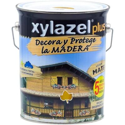 Protector Madera Lasur Xylazel Plus Mate Ebano 5l Protector Madera Lasur Xylazel Plus Mate Ebano 5l