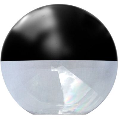 Soplás - Difusor Esférico Policarbonato Incoloro Pintado Negro Ø500 Ø500 Soplás - Difusor Esférico Policarbonato Incoloro Pintado Negro Ø500 Ø500