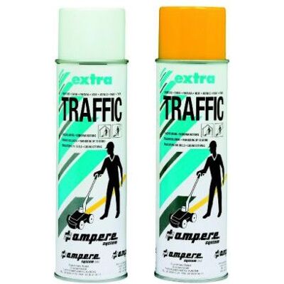 AMPERE Espray De Marcado De Suelo Traffic Extra 500ml Amarillo (por 12) AMPERE Espray De Marcado De Suelo Traffic Extra 500ml Amarillo (por 12)